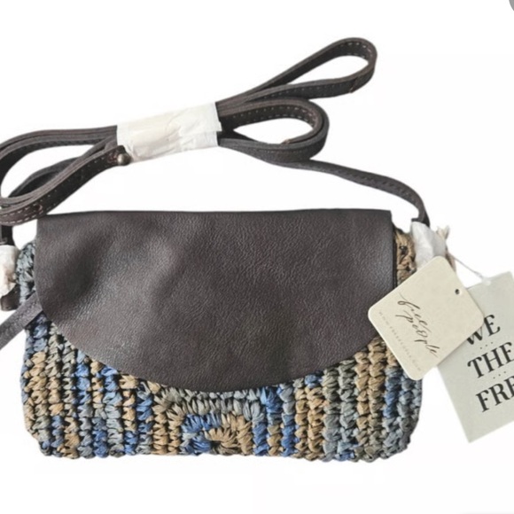 Free People We The Free Rider Raffia Crossbody - Picture 2 of 13